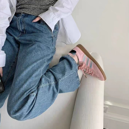 YAOLI  Giày Sneaker Đế Bằng Phong Cách retro Thời Trang Thường Ngày