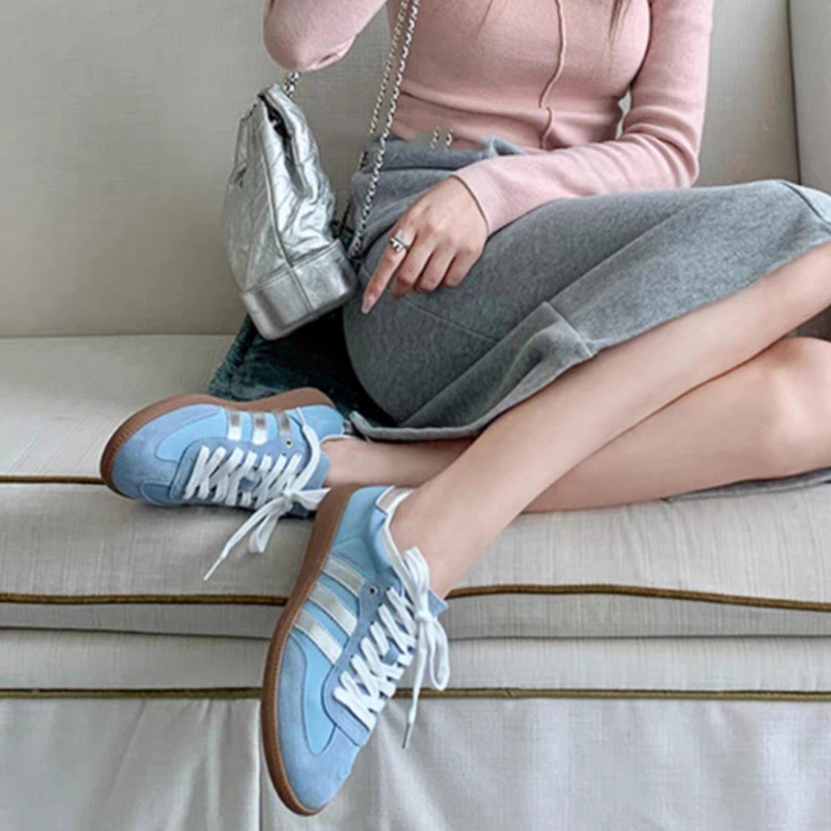 YAOLI  Giày Sneaker Đế Bằng Phong Cách retro Thời Trang Thường Ngày