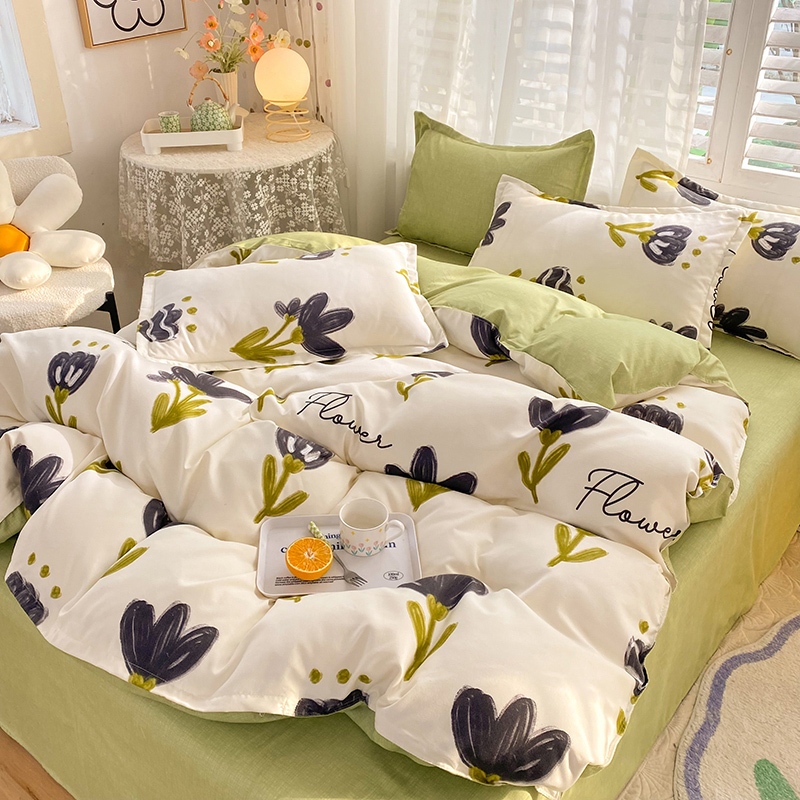 Bộ chăn ga trải giường vỏ gối Abraca Dabra thiết kế 4 trong 1 chuyên dụng m9/1m2/1m5/1m8