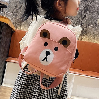 Mr.puffer ba lô đi học hình gấu hoạt hình dễ thương cho bé