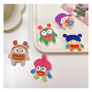 Js- Kẹp Tóc Mỏ Vịt Mắt To Xấu Xí Cho Búp Bê