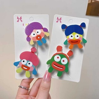 Js- Kẹp Tóc Mỏ Vịt Mắt To Xấu Xí Cho Búp Bê