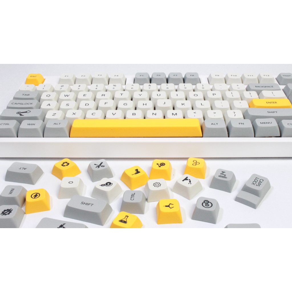 GMK Keycap công nghiệp nặng, 134 Phím Keycaps PBT XDA Profile DYE-SUB Được cá nhân hóa cho Switch MX Bàn phím cơ