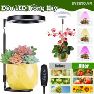 Đèn LED Trồng Cây 48 LED Với 3 Mức Độ Hẹn Giờ Và 9 Mức Độ Điều Chỉnh Chiều Cao Đèn LED phát triển phổ đầy đủ cây trồng phát triển ánh sáng cho nhà kính phát triển ánh sáng với