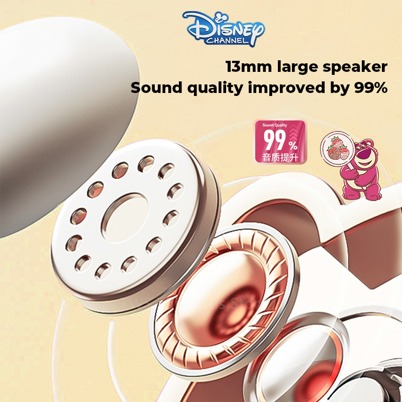 Disney 100% Original TD12 TWS Tai nghe Bluetooth HiFi Stereo HD Call Tai nghe có micro Tai nghe không dây