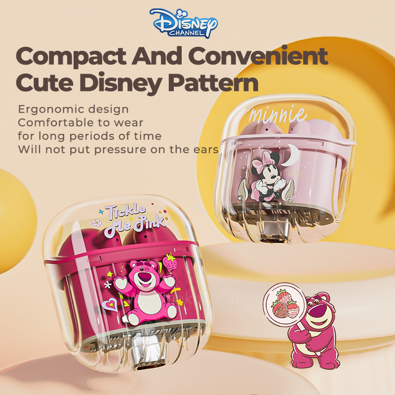 Disney 100% Original TD12 TWS Tai nghe Bluetooth HiFi Stereo HD Call Tai nghe có micro Tai nghe không dây