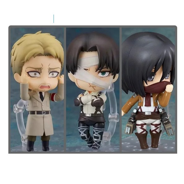 Reatil box Mô Hình Nhân Vật anime attack on titan levi mikasa eren 390 417 375 365 2002 1893