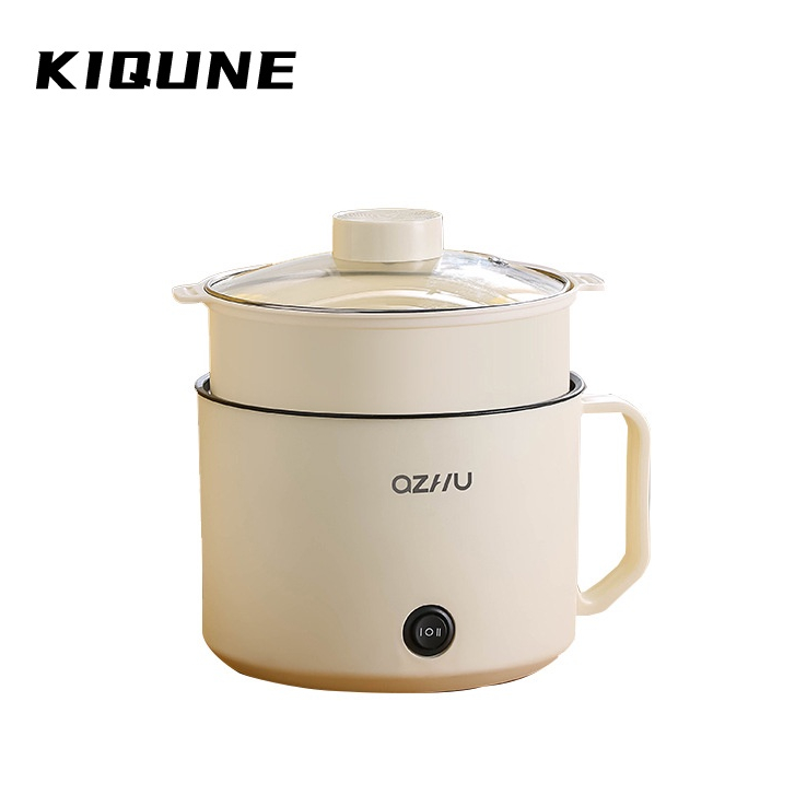 KIQUNE Ca Nấu Mì Nồi Lẩu Mini Đa Năng Siêu Tốc Dành Cho Sinh Viên Văn Phòng Gia Đình Siêu Tiện Lợi IGN23A10ZK