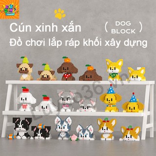 Bộ đồ chơi lắp ráp dễ thương cho cún cưng