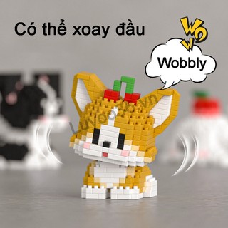 Bộ Đồ Chơi Lắp Ráp Dễ Thương Cho Cún Cưng