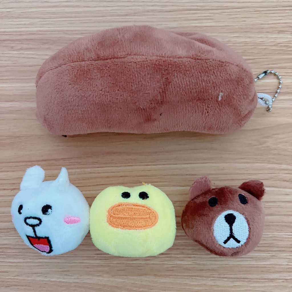Set 3 Gấu kumamon Nhồi Bông 13cm Dễ Thương