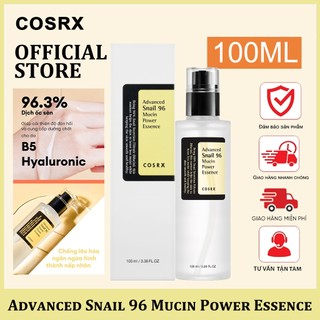 Tinh chất ốc sên COSRX Advanced Snail 96 Mucin Power Essence 100ml dưỡng ẩm, hỗ trợ tái tạo làn da