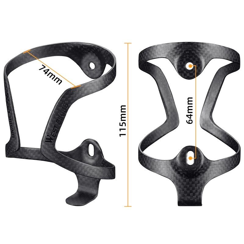 Giá Đỡ Bình Nước Bằng Sợi carbon Siêu Nhẹ Gắn Xe Đạp Tiện Dụng