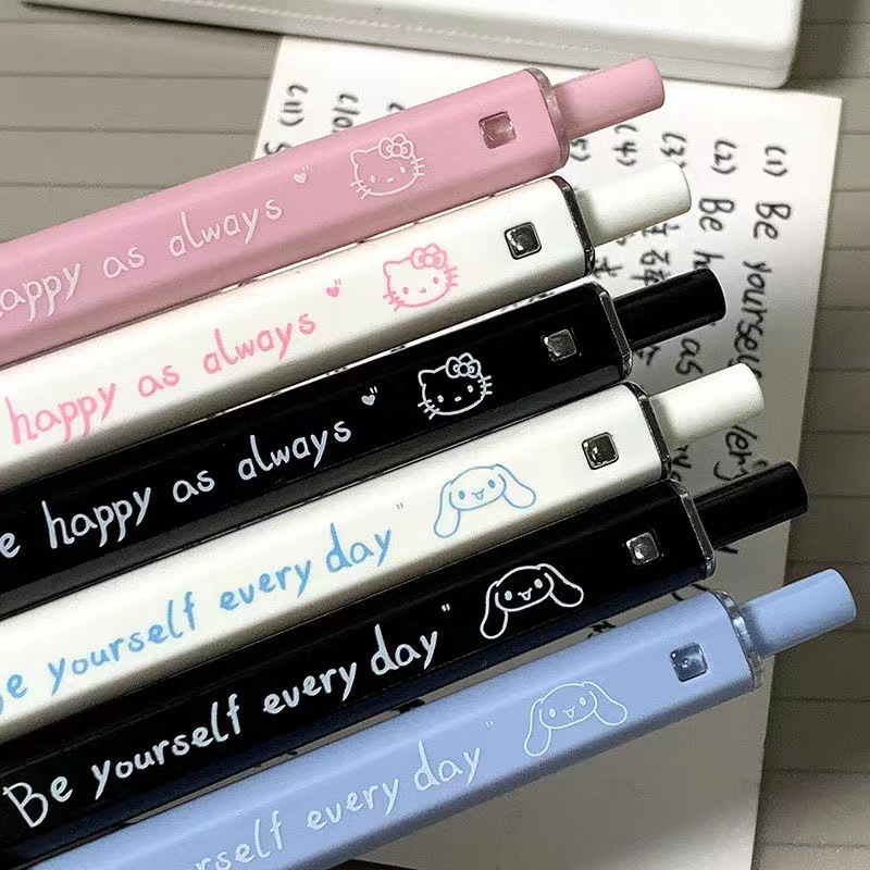 Letit | SANRIO Bút Mực gel Ngòi 0.5mm Họa Tiết Hoạt Hình Dễ Thương Cho Học Sinh
