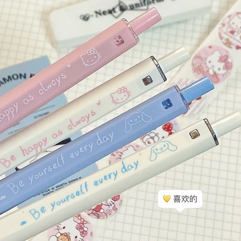 Letit | SANRIO Bút Mực gel Ngòi 0.5mm Họa Tiết Hoạt Hình Dễ Thương Cho Học Sinh