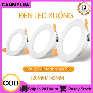 Đèn LED Âm Trần Downlight Siêu Mỏng Đèn Trợ Sáng 9W/12W 3.5/4 Inch Âm Trần Cho Phòng Khách Phòng Ngủ Nhà Bếp trang Trí Nhà Cửa