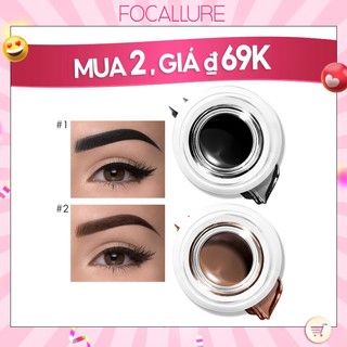 Gel kẻ mắt/ chân mày FOCALLURE trang điểm chuyên nghiệp lâu trôi 5 màu tùy chọn 5g