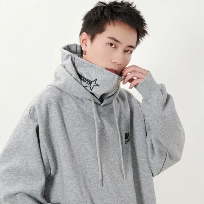 Áo hoodie Bằng cotton Dáng Rộng áo hoodie form rộng Phong Cách retro Mỹ áo hoodie nam Thời Trang áo hoodie bigsize