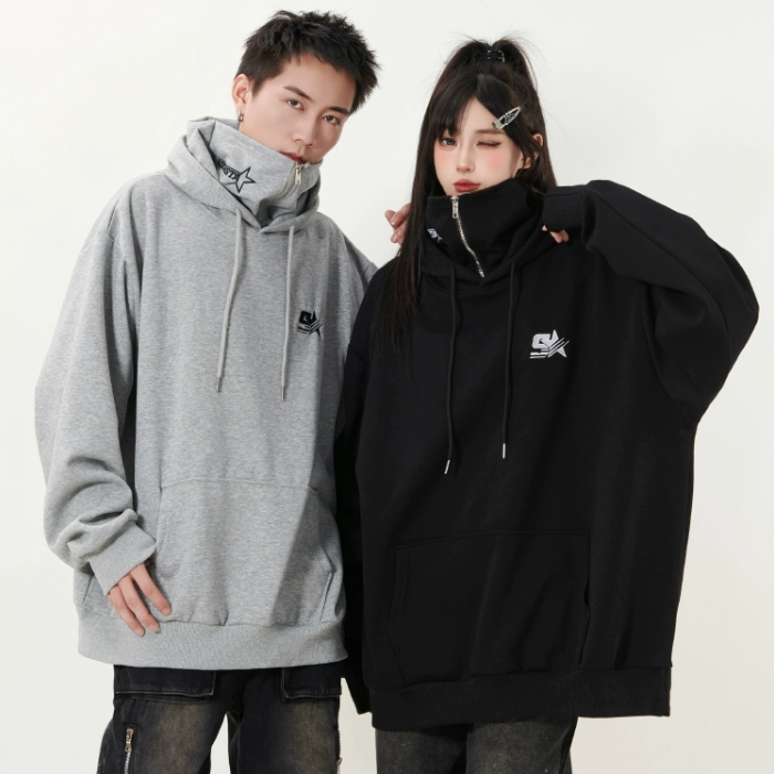 Áo hoodie Bằng cotton Dáng Rộng áo hoodie form rộng Phong Cách retro Mỹ áo hoodie nam Thời Trang áo hoodie bigsize