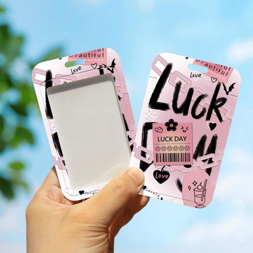 Bao Đựng Thẻ Bằng Nhựa abs In Hoạt Hình sanrio Dễ Thương Cho Học Sinh Ốp