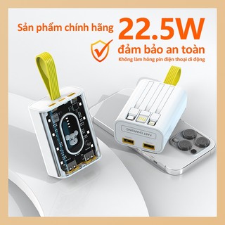 Sạc dự phòng dung lượng lớn 20000mAh phù hợp mọi dòng điện thoại, chính hãng, an toàn