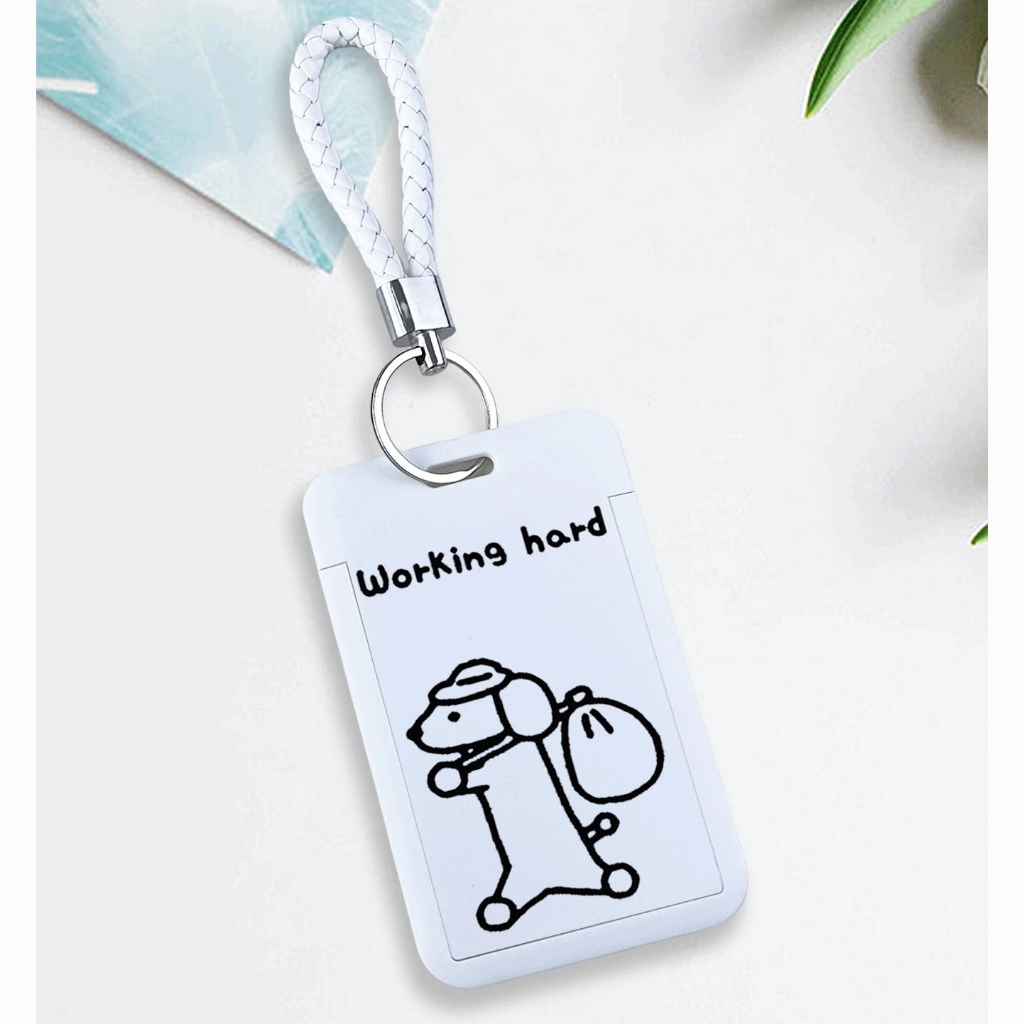 Bao Đựng Thẻ Tên Hình Cún Dễ Thương Ốp