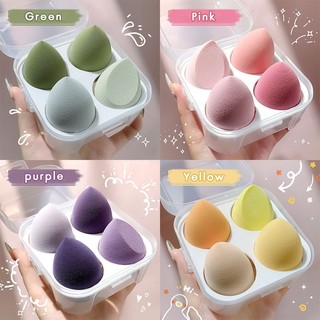 Mút trang điểm siêu mềm hình quả trứng đa năng sử dụng khô và ướt a363