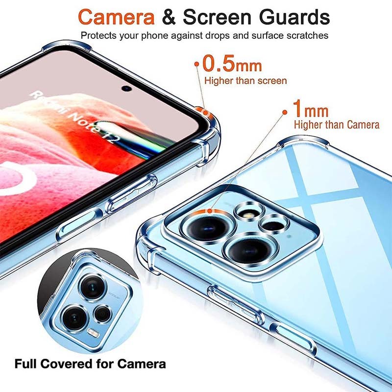 Ốp ĐiệN ThoạI Trong SuốT Cho xiaomi redmi note 12 12s 11 11s 10 9 pro max 9s 10s plus