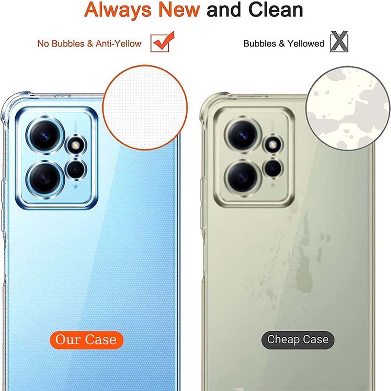 Ốp ĐiệN ThoạI Trong SuốT Cho xiaomi redmi note 12 12s 11 11s 10 9 pro max 9s 10s plus
