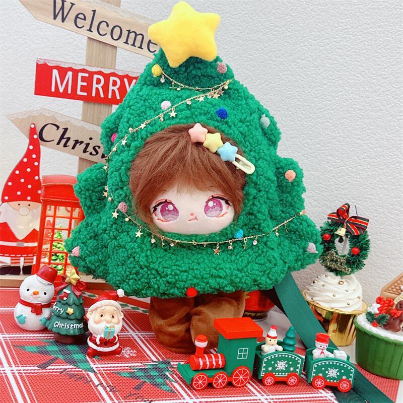 Búp Bê Nhồi Bông Hình Ông Già Noel k-pop idol lisa jennie Hai Lần k-pop 20cm Làm Quà Tặng Giáng Sinh