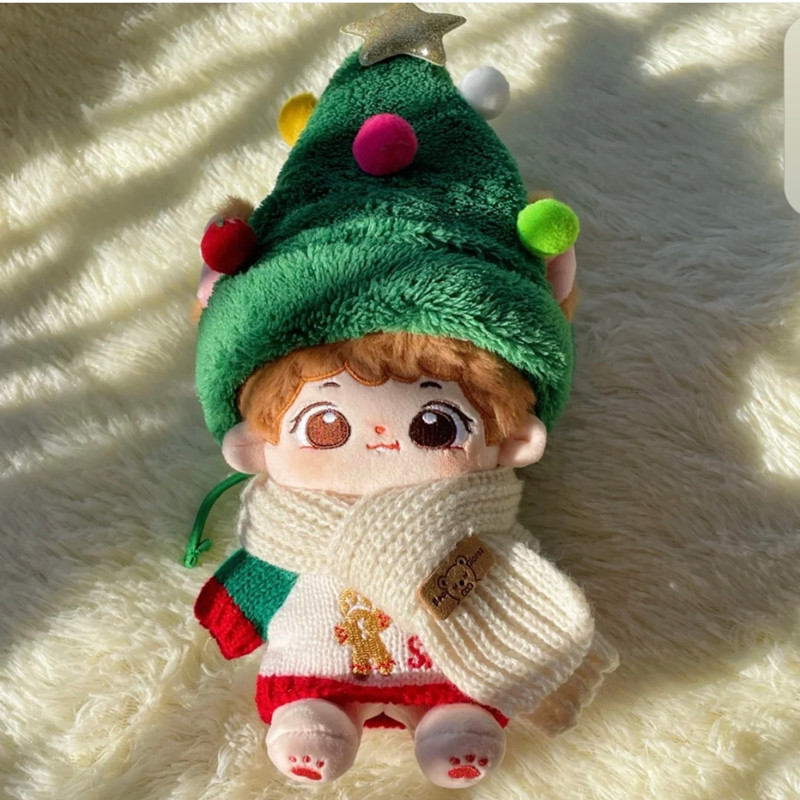 Búp Bê Nhồi Bông Hình Ông Già Noel k-pop idol lisa jennie Hai Lần k-pop 20cm Làm Quà Tặng Giáng Sinh