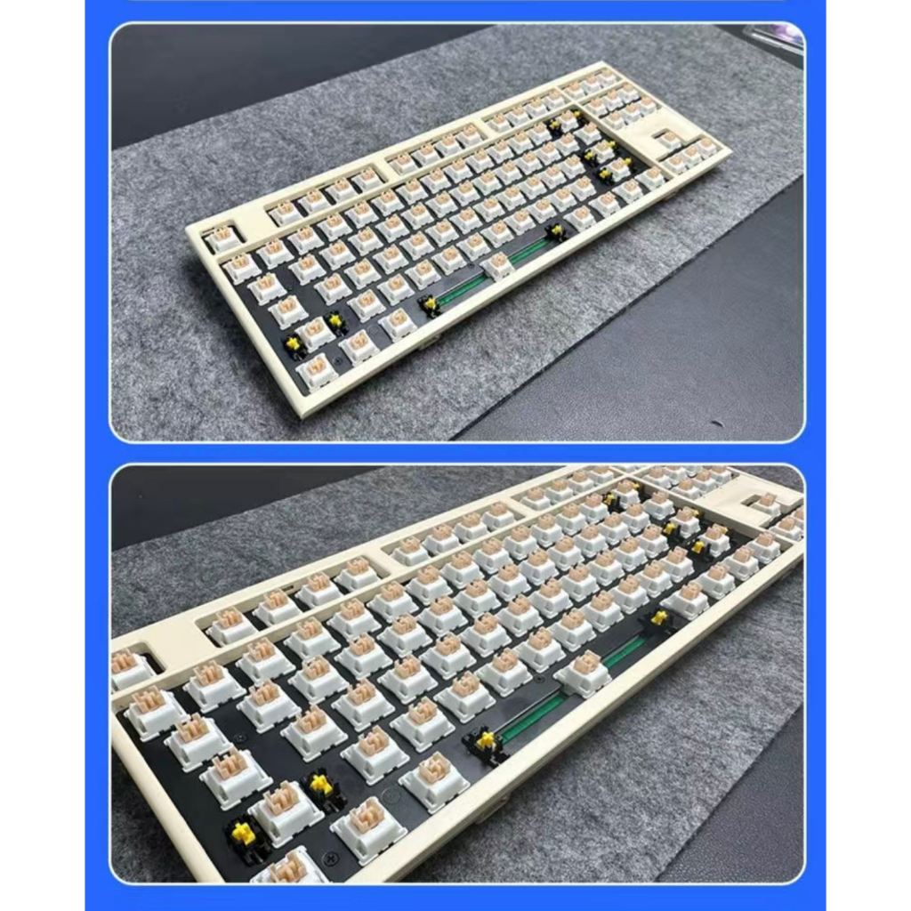 10/30 PCS Outemu Silent Cream Yellow Pro switch silent Tactile Switch tính im lặng Tùy chỉnh bàn phím cơ khí Trục 5 Pin