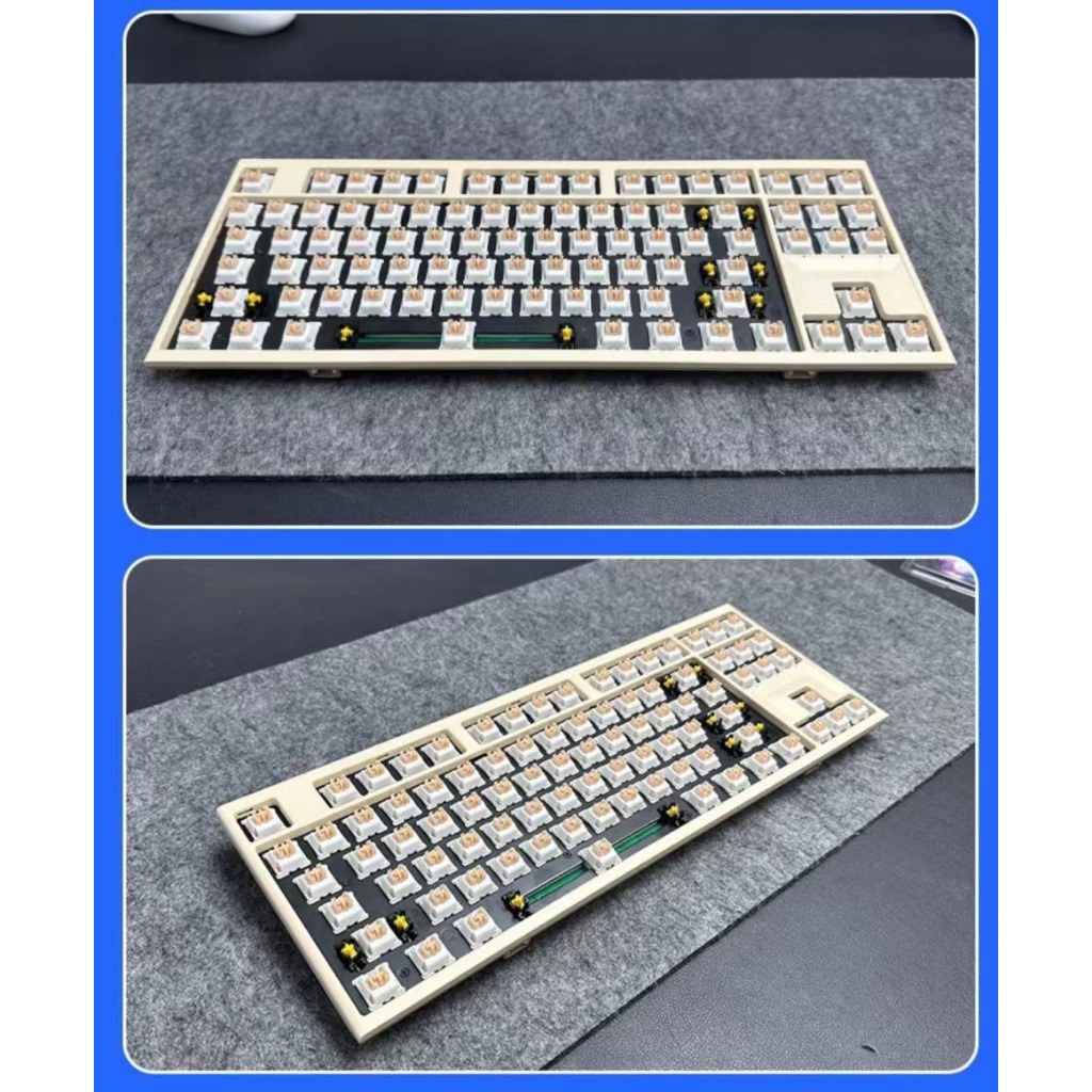 10/30 PCS Outemu Silent Cream Yellow Pro switch silent Tactile Switch tính im lặng Tùy chỉnh bàn phím cơ khí Trục 5 Pin