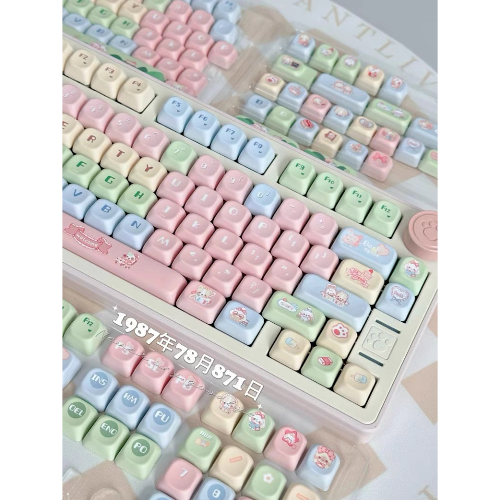140 Phím Dã ngoại Keycaps Cherry/FOA Chiều Cao PBT Chất liệu Năm mặt thăng hoa nhiệt cá nhân tùy dương bàn phím cơ khí Keycaps Áp dụng 61/68/75/84/87/104/108
