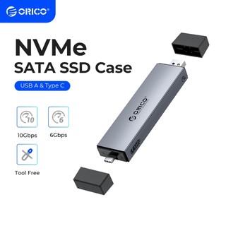 Ổ cứng ssd orico m.2 nvme ssd 2 trong 1 usb a type-c m.2 ssd hỗ trợ m2 nvme m key sata ngff m và b key ssd