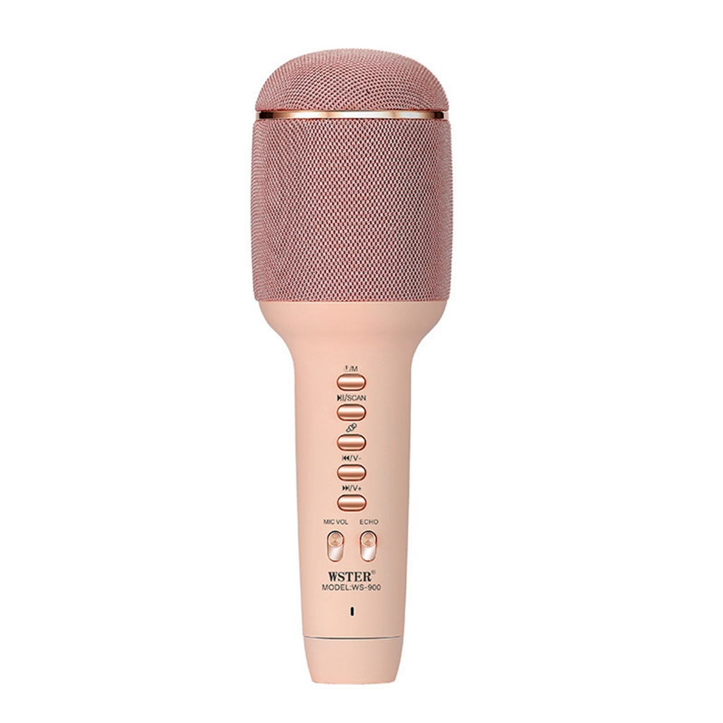 Micro Karaoke Bluetooth Cầm Tay Mic Hát Karaoke Không Dây Đa Năng Chất Lượng Cao Tiện Dụng Và Chuyên Nghiệp Mic Ws-900