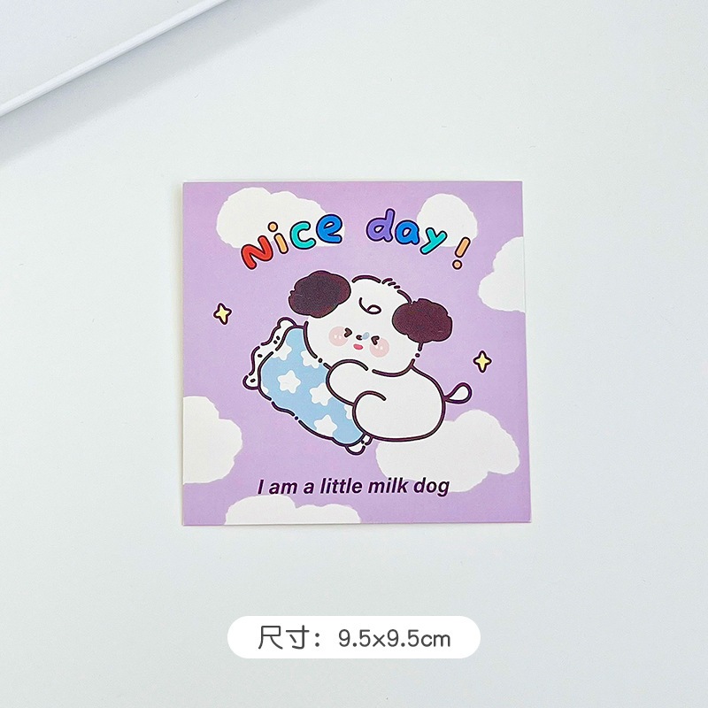 Bộ 5 Tấm Thẻ Giấy Ghi Chú 9.5 * 9.5 Inch Tặng 1