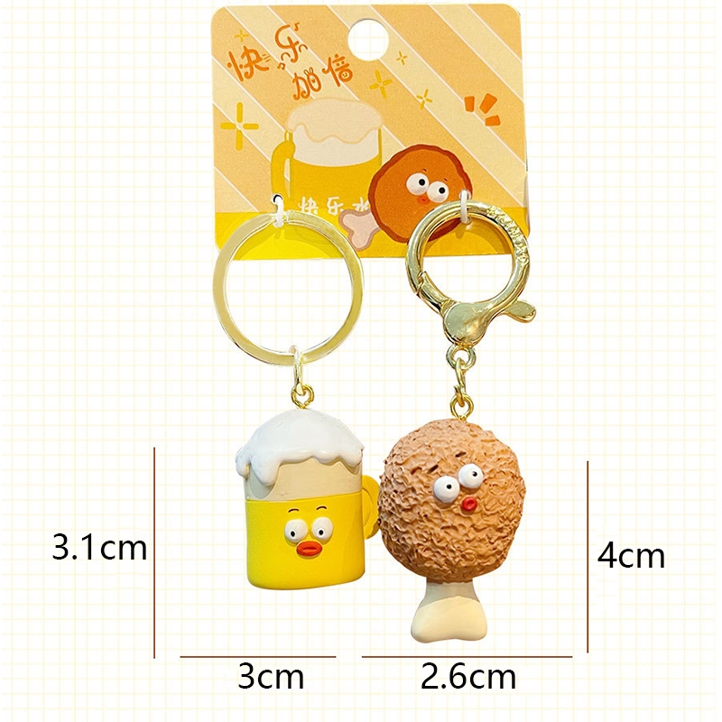 Hoạt Hình Móc Khóa Hình Đồ Ăn Nhanh Ngộ Nghĩnh