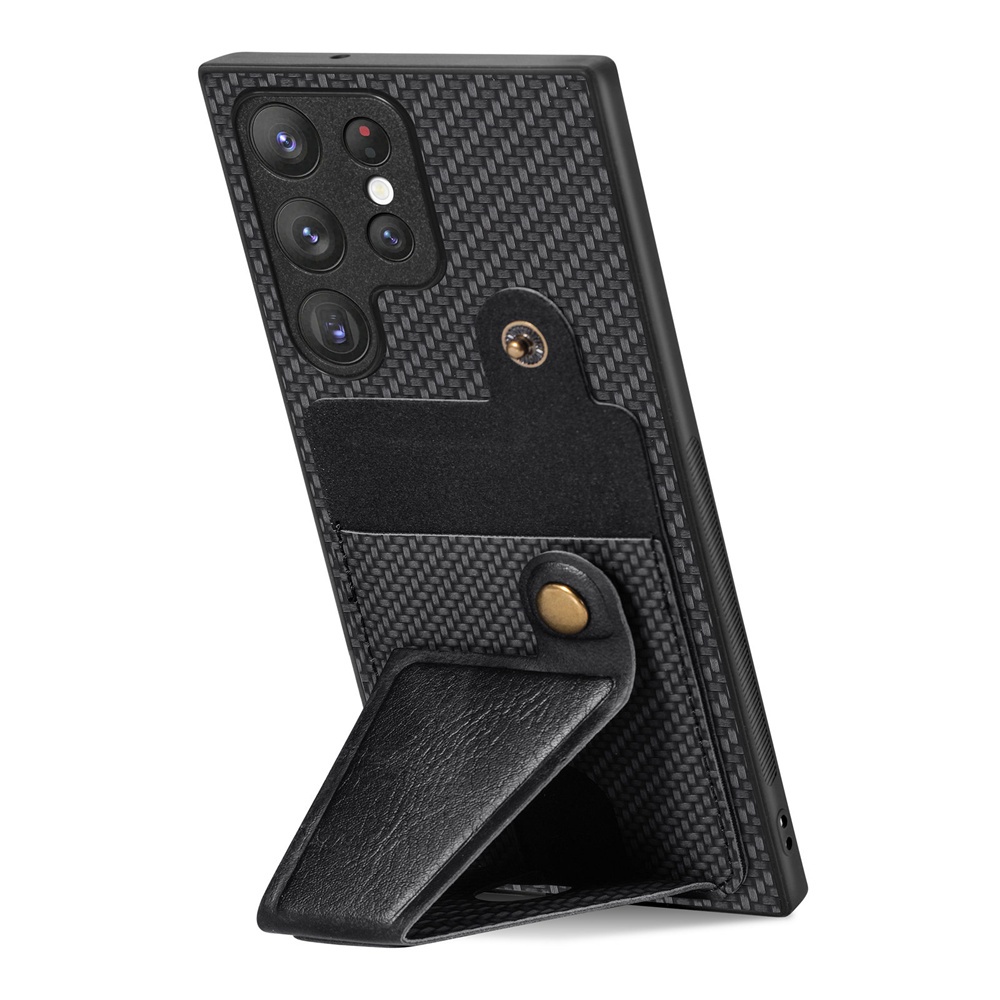 Ốp Điện Thoại Chống Sốc Có Giá Đỡ Và Ngăn Đựng Thẻ Cho samsung galaxy s23 ultra s22 plus s21 fe s20 s10 s9 s8