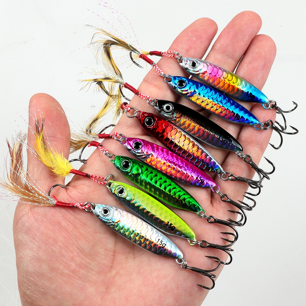 Mồi Câu Cá BằNg Kim LoạI 7g / 10g / 15g / 20g / 30g