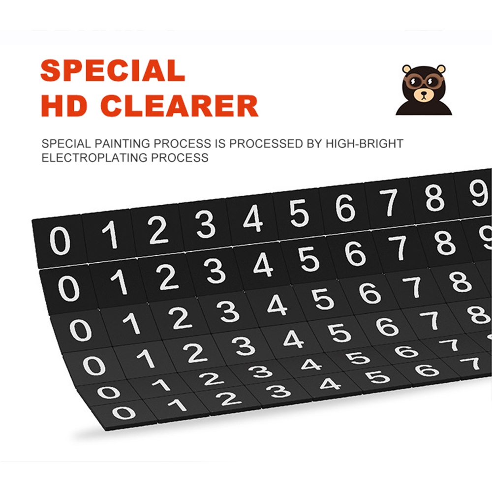 Bảng số điện thoại PECHAM đỗ xe tạm thời hình gấu harco dễ thương