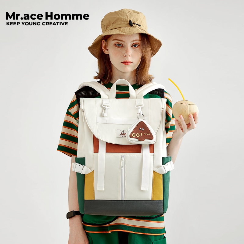 Mracehomme Balo Đi Học Đựng laptop 15 inch Chống Thấm Nước Tiện Dụng Cho Nữ