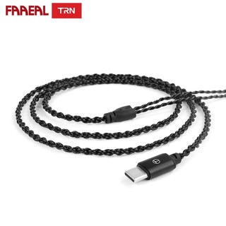 Faaeal TRN A1-TC Tai Nghe Nhét Tai Cáp Thay Thế Type-C Giải Mã Kỹ Thuật Số Độ Nét Cao Cáp Tai Nghe Nâng Cấp Đầu Nối HIFI 2Pin Sử Dụng Cho Tai Nghe TRN