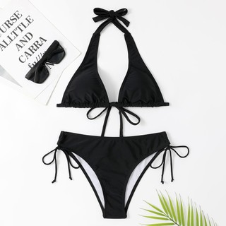 Dây Đeo bikini sexy Áo Tắm Rắn Màu