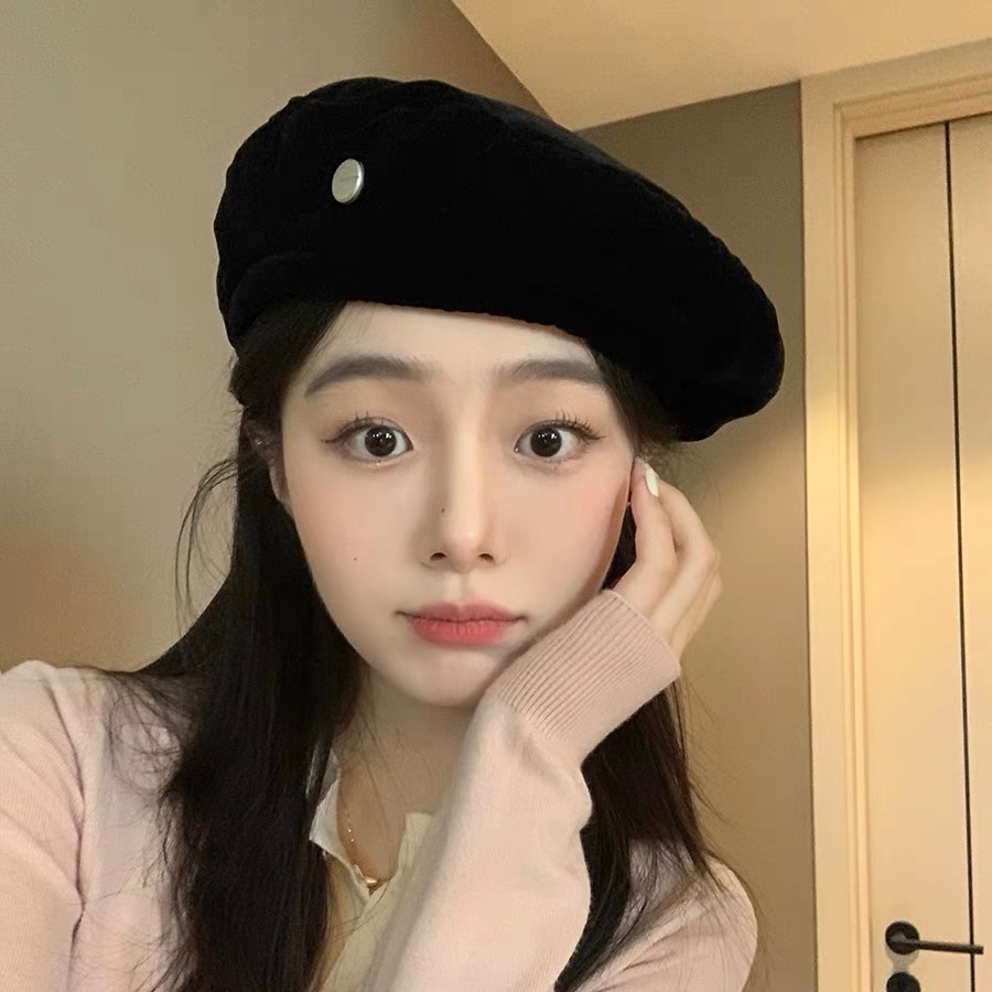 Mg studio / Mũ beret Vải velour