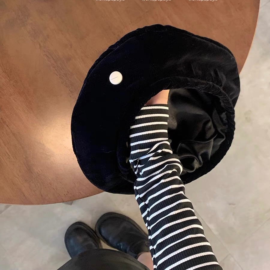 Mg studio / Mũ beret Vải velour