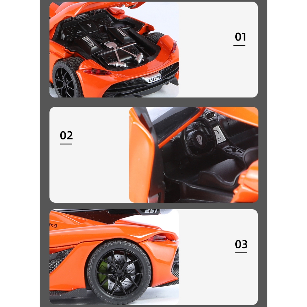 Mô Hình Xe Hơi koenigsegg jesko Tỉ Lệ 1: 32 Trang Trí
