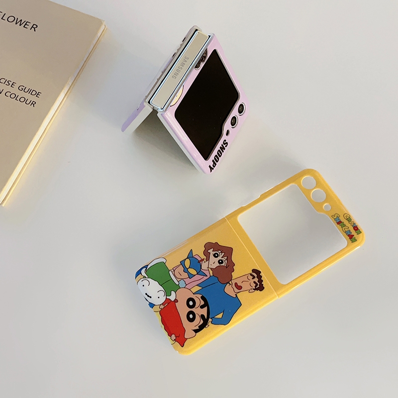 Bao Da Điện Thoại Nắp Lật Bằng Silicon Mềm Hình Búp Bê Hoạt Hình diy Cho samsung galaxy z flip 5 z flip 4 z flip 3 z flip 5 Ốp