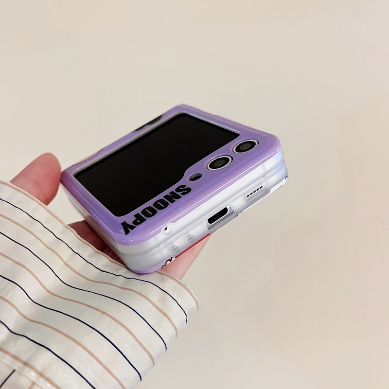 Bao Da Điện Thoại Nắp Lật Bằng Silicon Mềm Hình Búp Bê Hoạt Hình diy Cho samsung galaxy z flip 5 z flip 4 z flip 3 z flip 5 Ốp