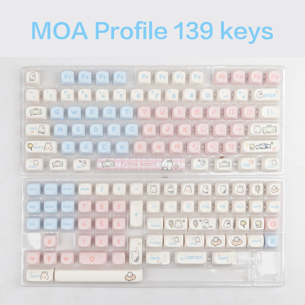 Bộ 139 Nút Bàn Phím Cơ Học 61 / 68 / 71 / 84 / 87 / 96 / 104